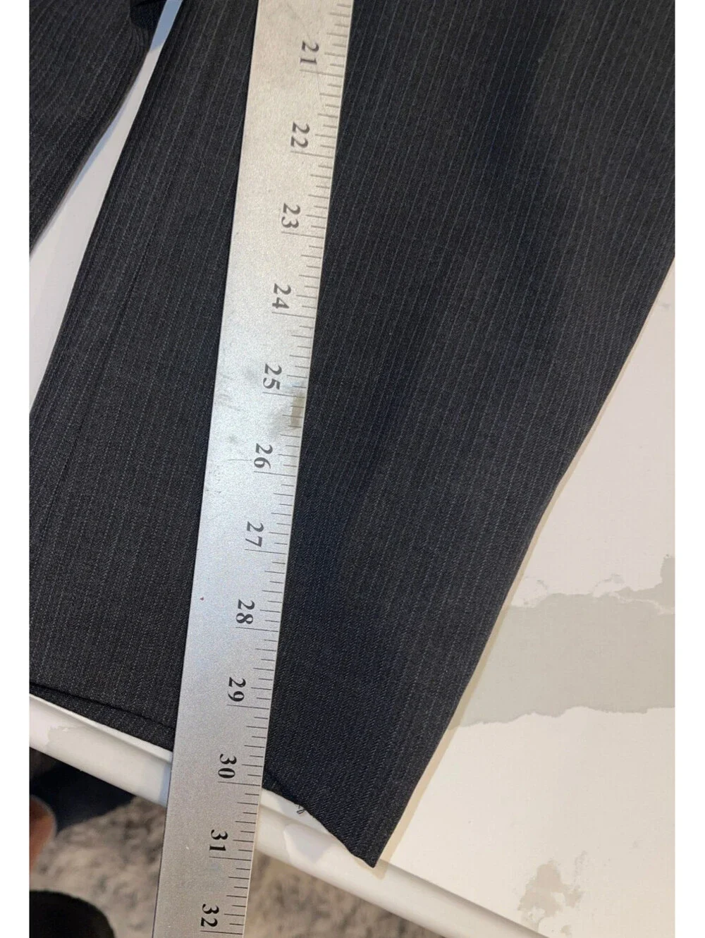 DESIGNER JONES NEW YORK 2 BUTTON 100% WOOL DRY CLEAN GRAY DRESS SUIT JACKET 42R